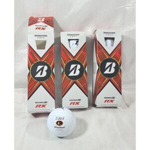 LOT: 9 Bridgestone Tour B RX Tito's Vodka Handmade Golf Balls (3 Pkgs of 3)